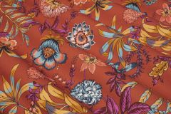 STORE BATEAU JACOBINE MULTICOLORE FOND ROSE TERRA